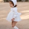 Vestito con coulotte con dettagli in pizzo