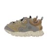0778CE7141CF1E86F7AA669771A07EBD_ Sneaker in tessuto ed eco pelle con lacci elastici