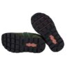 Sneaker bassa in camoscio e tessuto con doppio velcro