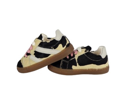 0A236FBE2F5A311E41C056F12F14E002_ Sneaker in cavallino muccato con lacci