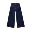 Pantalone in denim gamba larga