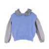 13A26D4C8FB38ACB7D295A1EB8B8E927_ Completo camicia a righe colletto volant, gilet e short