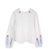 Completo camicia con ricami, gilet e pantalone in velluto