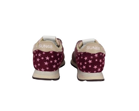 Sneaker bassa in camoscio e tessuto con velcro e lacci