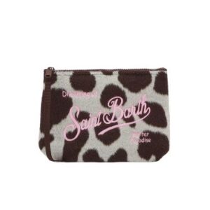 Pochette mini in felto fantasia muccata