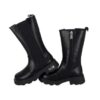 Stivale in ecopelle con zip