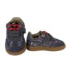 1BBF95170B0D1F52D741C64DBD875DE5_ Sneaker primo passo in pelle e glitter con lacci e zip