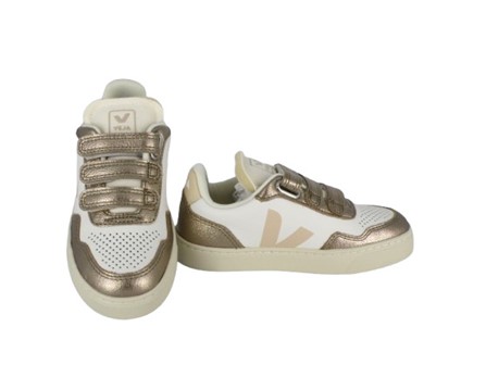 1F6787EA4D589FDABB87AC6E2528CDBF_ Sneaker in pelle laminata con triplo velcro