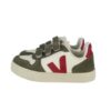 218C8FB1C527AC7B24CE2D9349C844F3_ Sneaker in pelle e camoscio con triplo velcro