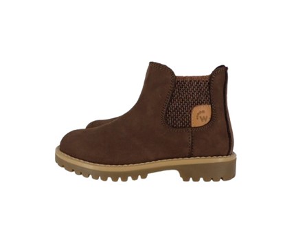 229929A0D8E3916F4429CC780C20D7C1_ Stivaletto in camoscio con elastico laterale e zip