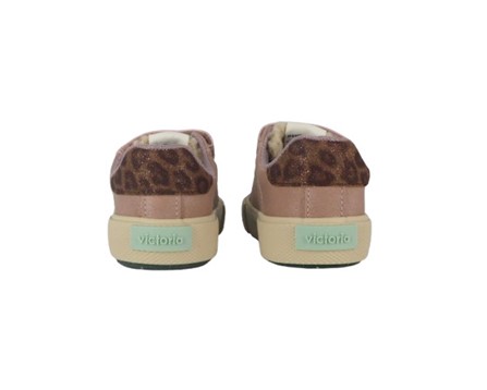 Sneaker in eco pelle con doppio velcro