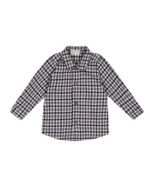 23867FEC9B53D9701FEB4052E039933D_ Completo camicia a quadri e pantalone in velluto