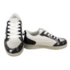 Sneaker in ecopelle con lacci