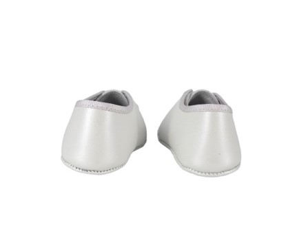 Scarpa culla in pelle con lacci