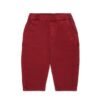 Pantalone vita elasticizzata con logo ricamato