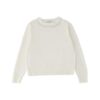 Maglione con strass al collo