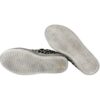 Sneaker in cavallino con lacci e zip
