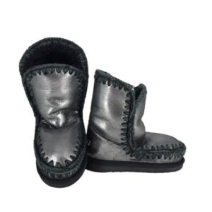 Stivaletto eskimo in pelle laminata