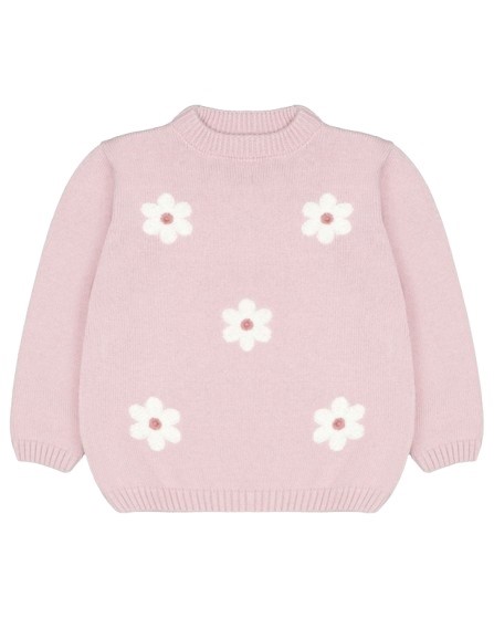 Maglione con fiori