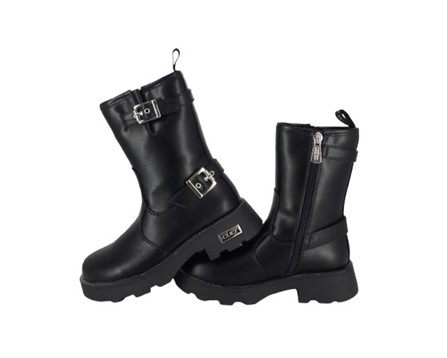Stivale in ecopelle con zip