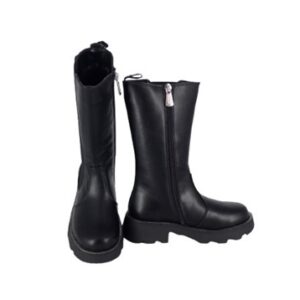 Stivale in ecopelle con zip