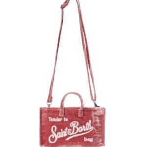 Phone bag in velluto con tracolla