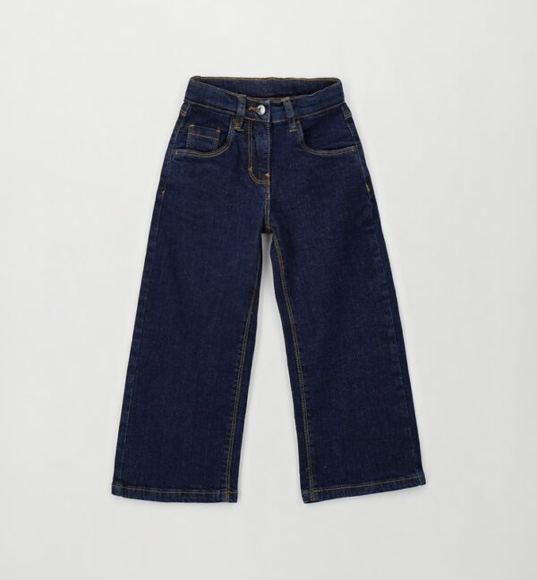 Pantalone in denim gamba ampia