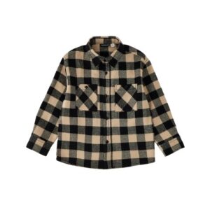 Camicia in caldo twill di cotone a quadri