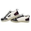 Sneaker in ecopelle con lacci