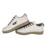 Sneaker in eco pelle con lacci