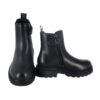Stivaletto in eco pelle con borchie