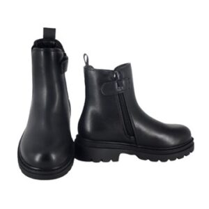 Stivaletto in eco pelle con borchie