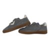 Sneaker in camoscio con doppio velcro