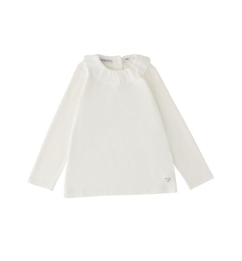 T-shirt manica lunga con colletto