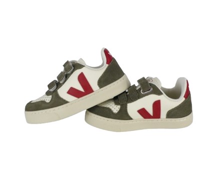 4706EBF95B5159E8EE94A8248E850BE4_ Sneaker in pelle e camoscio con triplo velcro