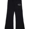 Pantalone a zampa in felpa con logo