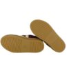 Sneaker in pelle scamosciata con doppio velcro