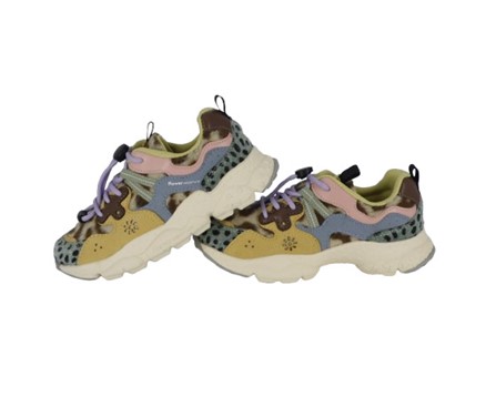4C605FFC051657352D3A36C397AC8DE3_ Sneaker in tessuto ed eco pelle con lacci elastici