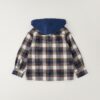 Camicia a quadri con cappuccio staccabile