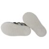 Sneaker primo passo in pelle e camoscio con velcro