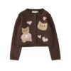 Cardigan con gattini