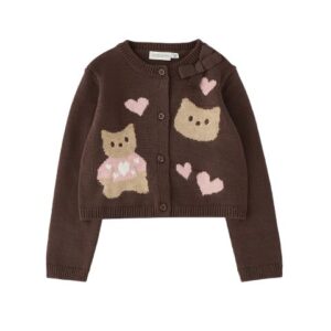 Cardigan con gattini