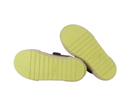 Sneaker alta in eco pelle con doppio velcro