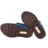 Sneaker bassa in camoscio e tessuto con velcro e lacci