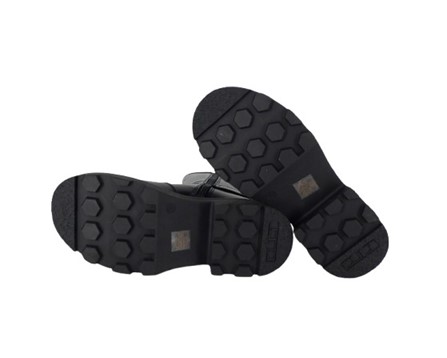 Stivale in ecopelle con zip