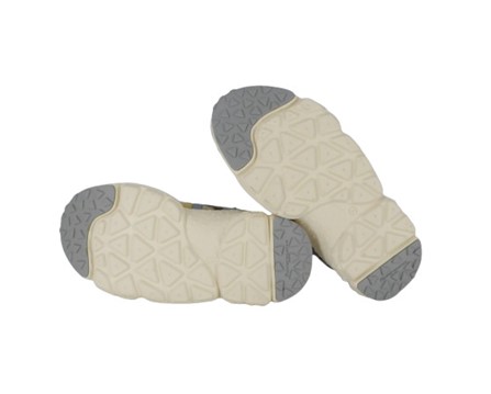 56A579CA5F68CD5E184B0E577849F0A0_ Sneaker in tessuto ed eco pelle con lacci elastici