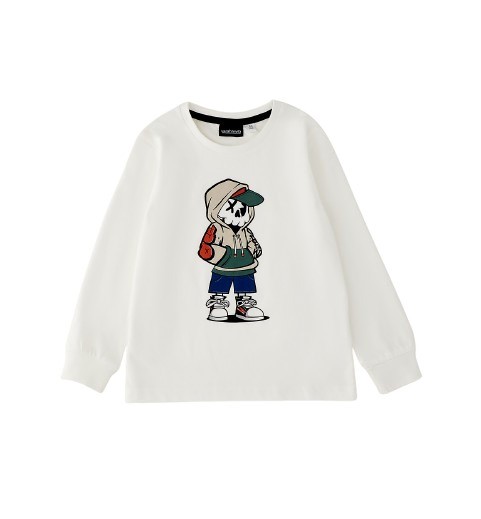 T-shirt manica lunga con stampa