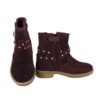Stivaletto in pelle scamosciata con zip