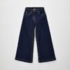 Pantalone in denim gamba larga