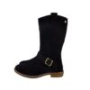Stivale in pelle scamosciata con zip